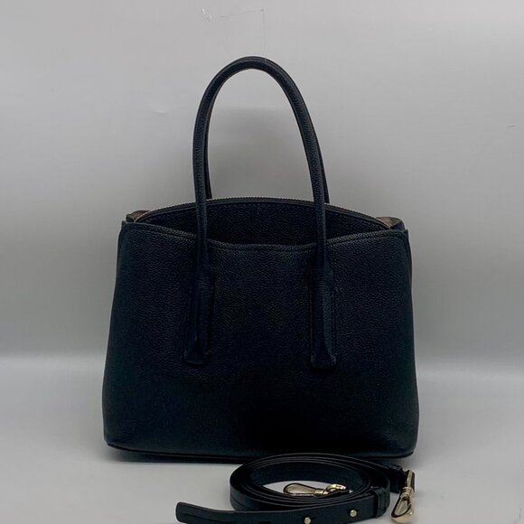 Kate Spade Margaux Black Leather Crossbody Satchel - Picture 2 of 11